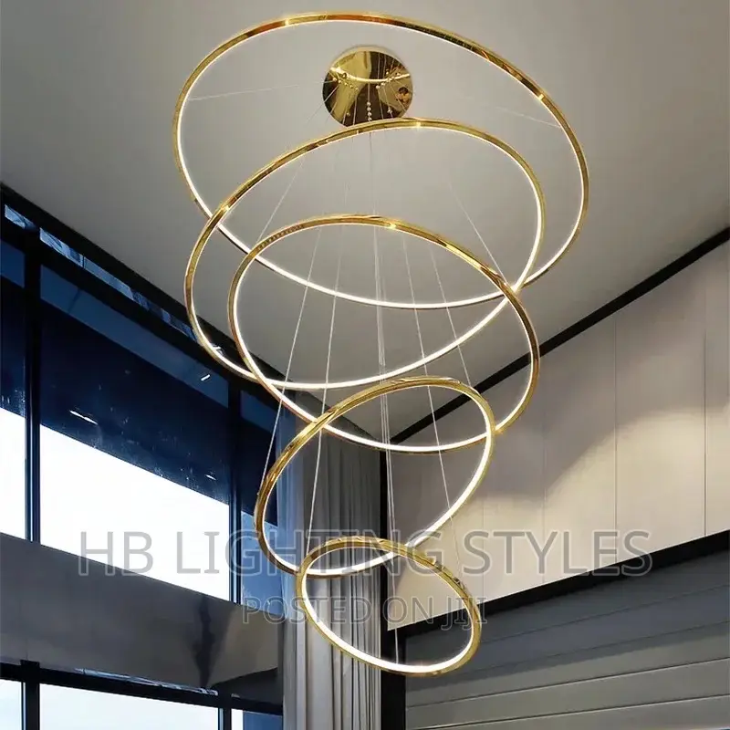Modern LED Pendant Lamp Luxury Hanging Chandelier