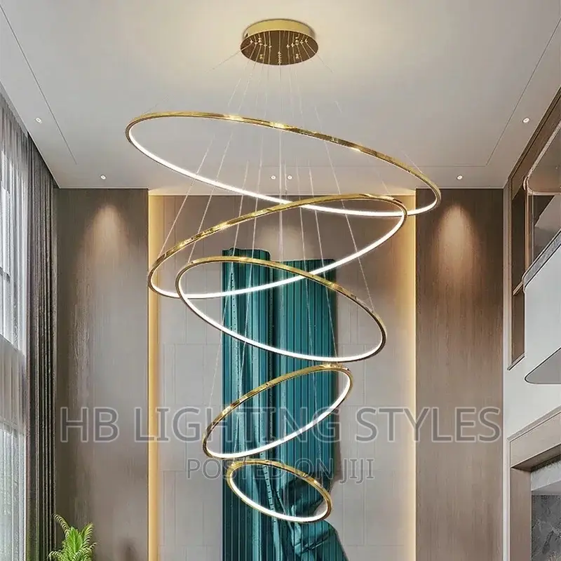 Modern LED Pendant Lamp Luxury Hanging Chandelier