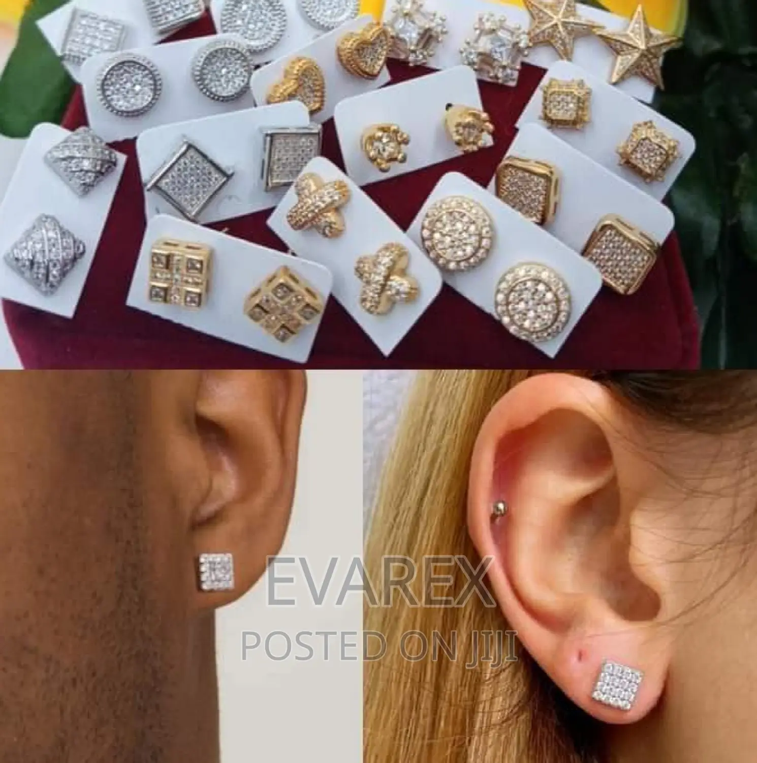 Non Tarnish Men Stud Earring