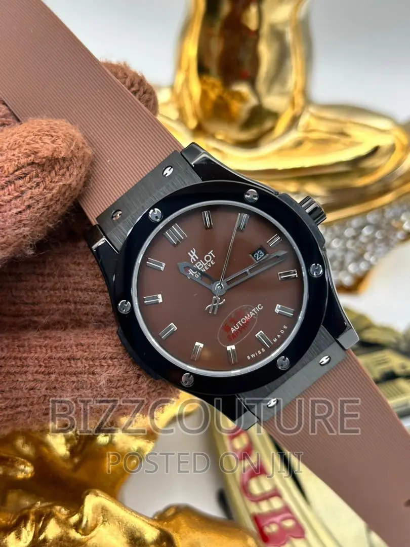 Original HUBLOT Rubber Strap Watch Available in Store