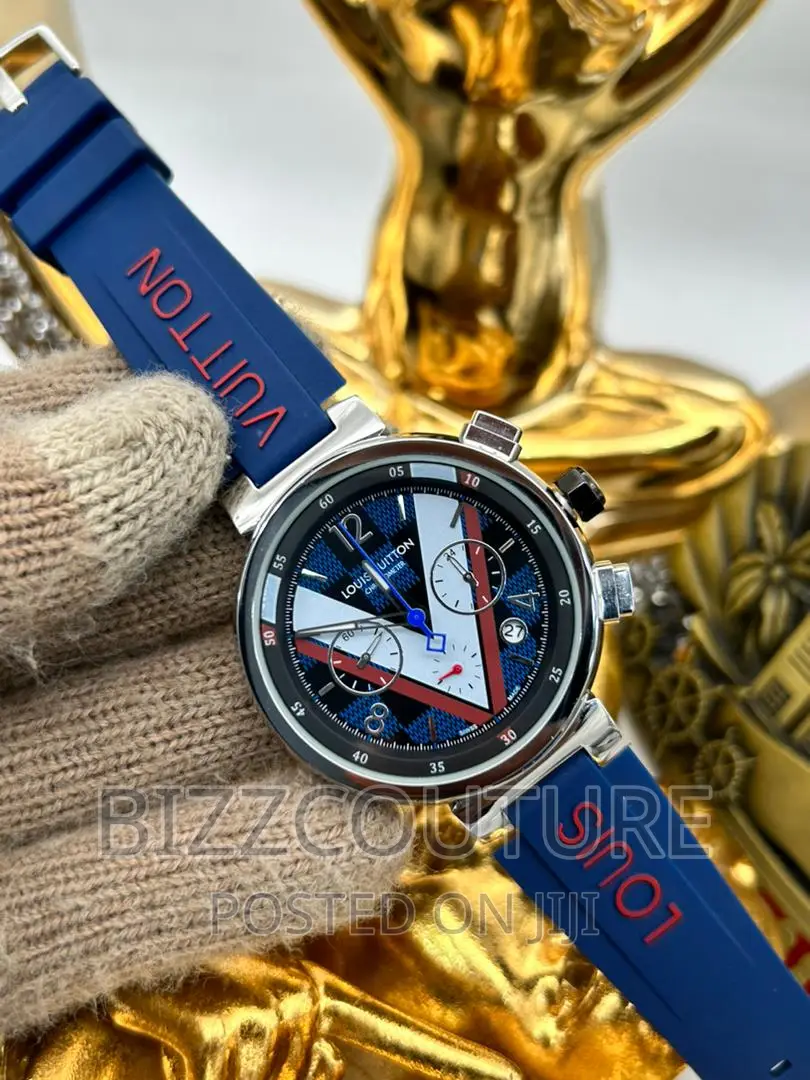 Original Louis Vuitton Rubber Strap Watch Available in Store