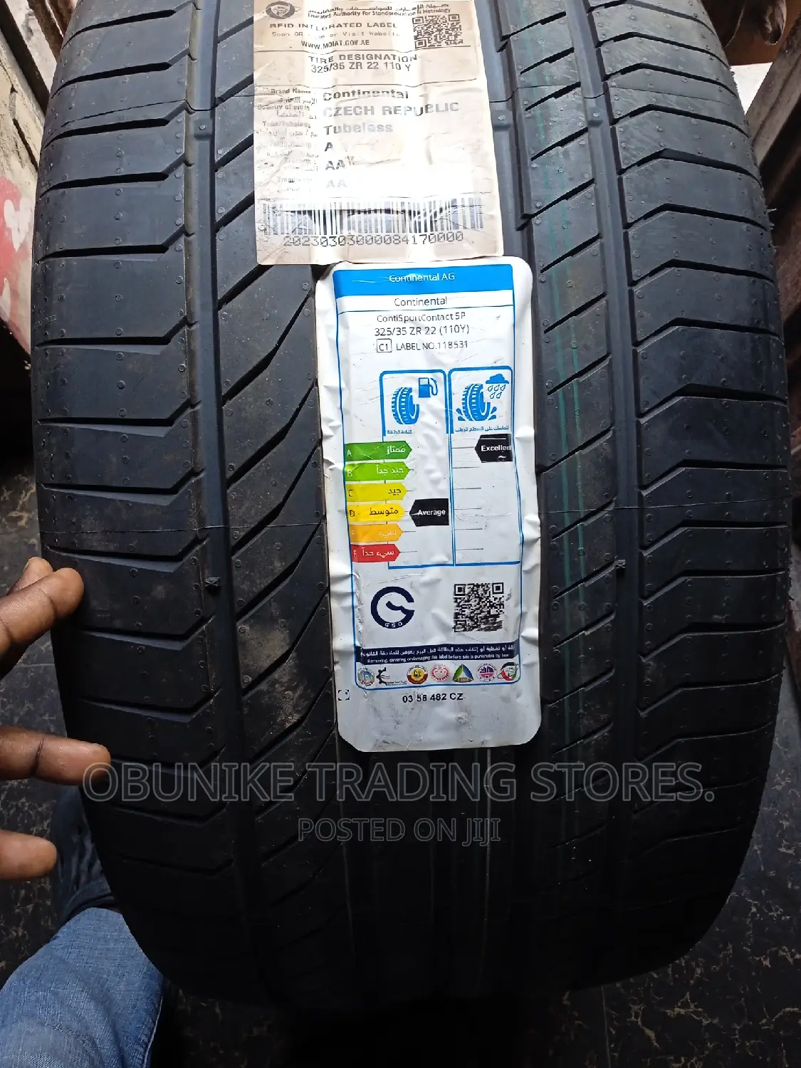 325/35r22 Continental Tyre