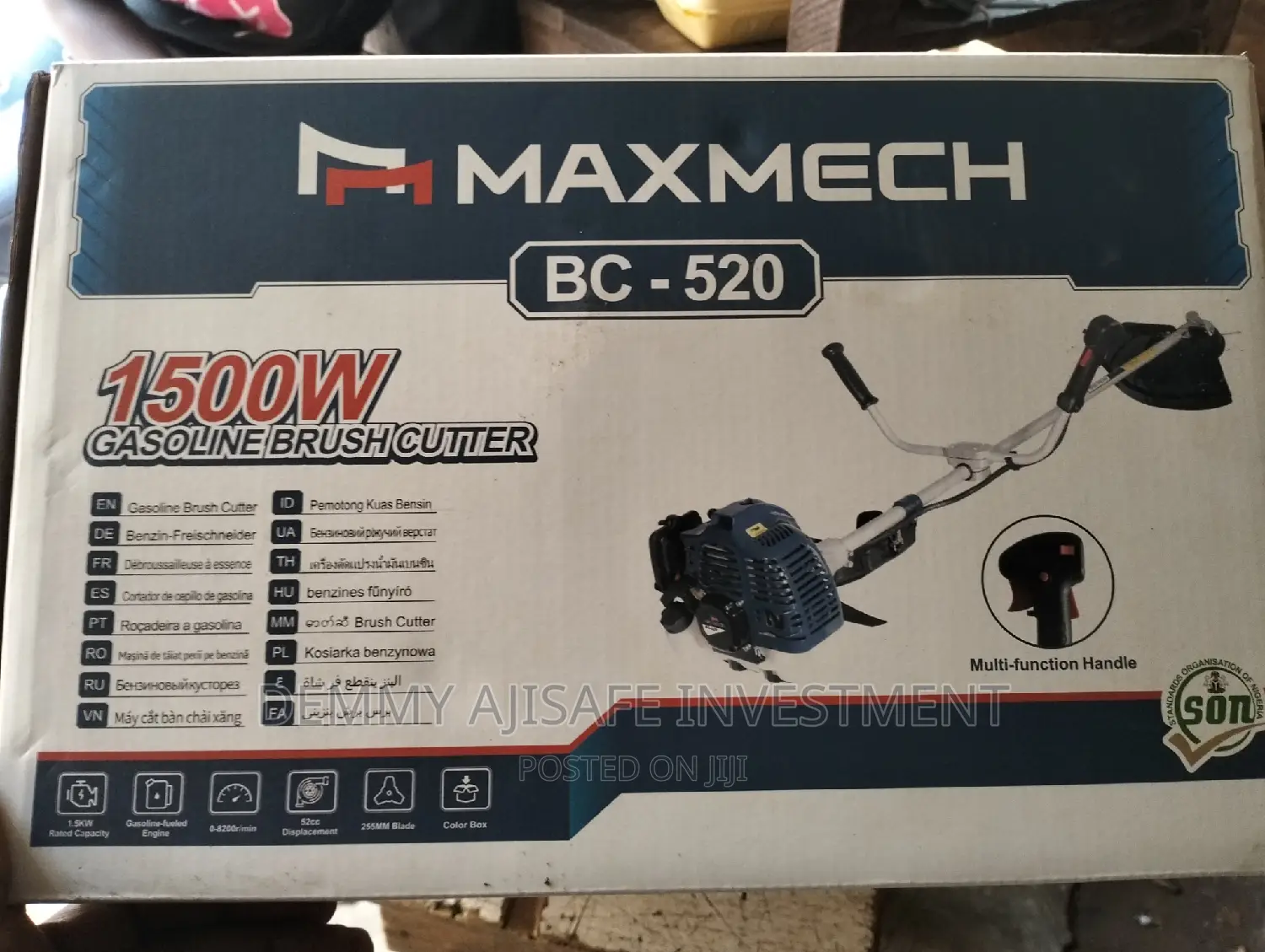 Maxmech Gasoline Brush Cutter BC-520