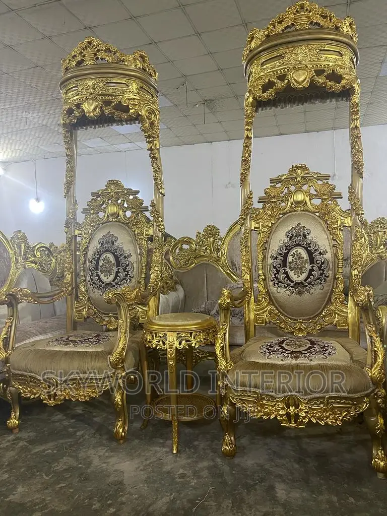 Turkish Golden King Size Chair 2 in 1