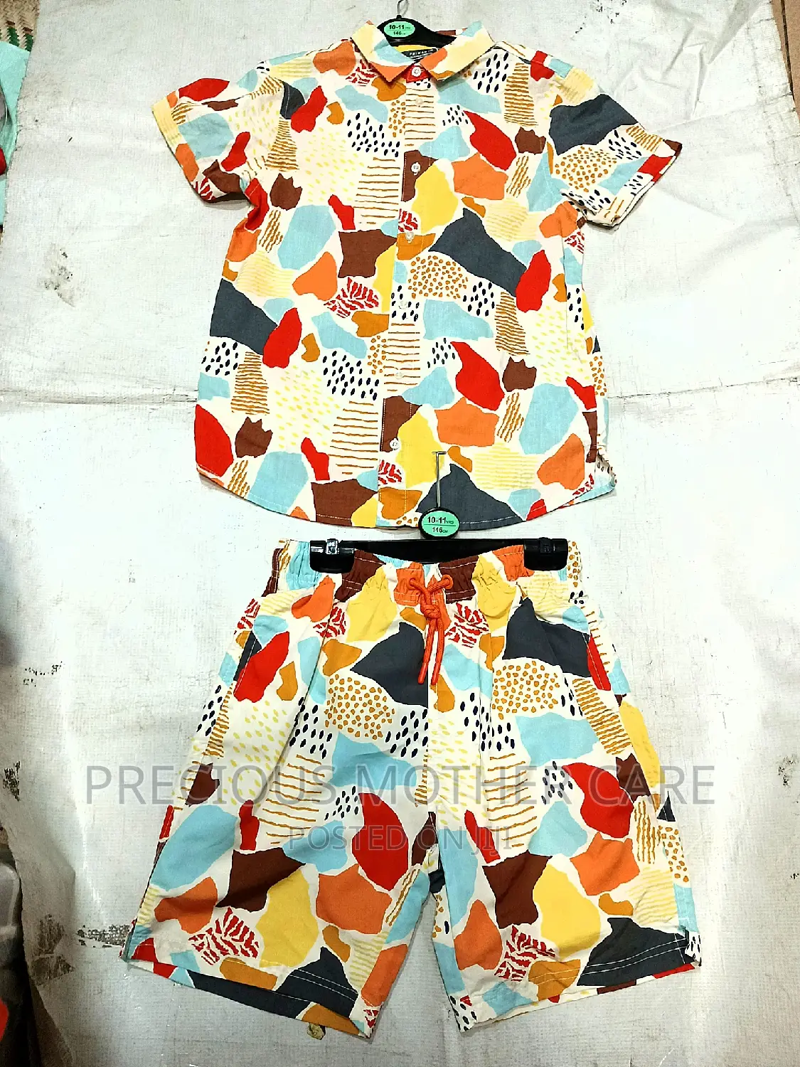 Uk Teenagers Vintage Shirt and Short
