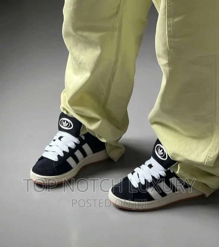ORIGINAL Adidas Campus 00 Black/White’ MEN WOMEN SNEAKERS
