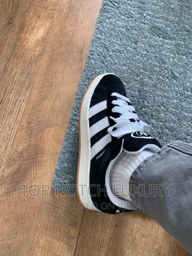 ORIGINAL Adidas Campus 00 Black/White’ MEN WOMEN SNEAKERS