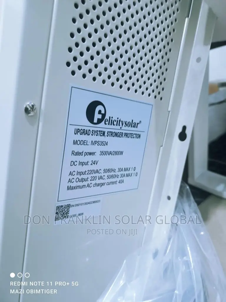 3.5kva /24v Felicity None Hybrid Solar Inverter Transformer