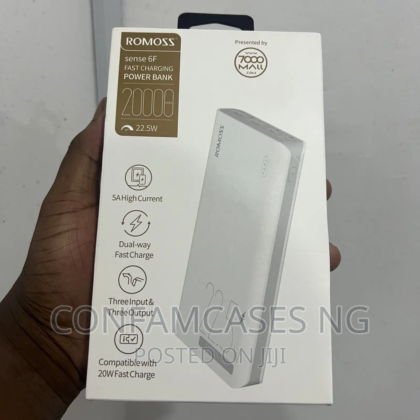 Romoss Sense 6f 20000mah 22.5w Fast Charging Power Bank