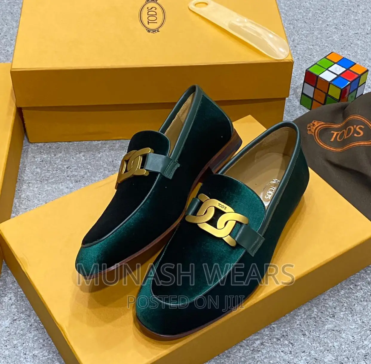 Italian Tod's Velvet Shoe