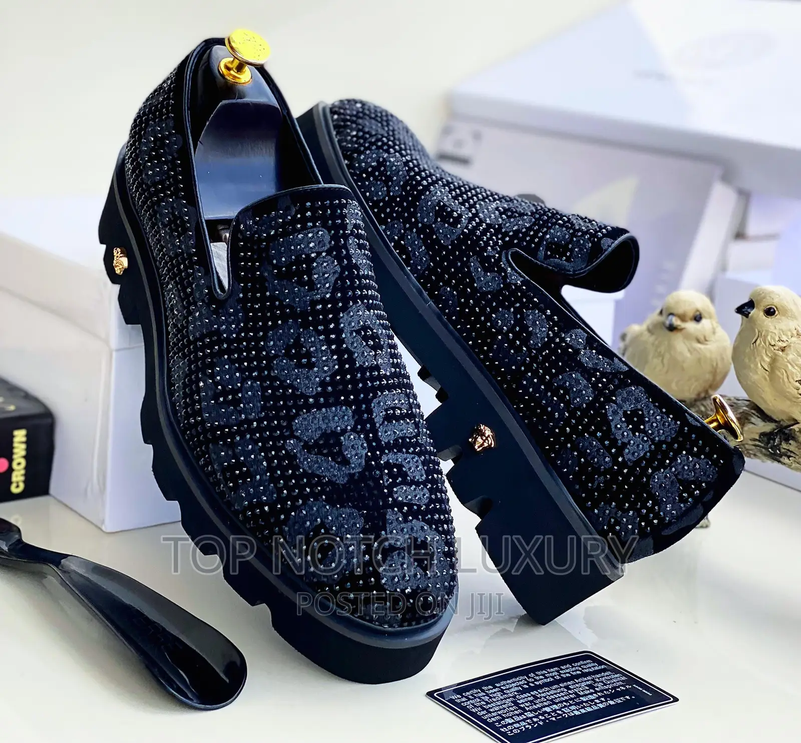 Versace Thick Quality Luxury Men Flat Shoe
