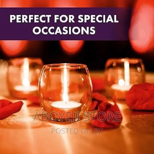 Unscented Tea Lights Candles (50 Pcs)