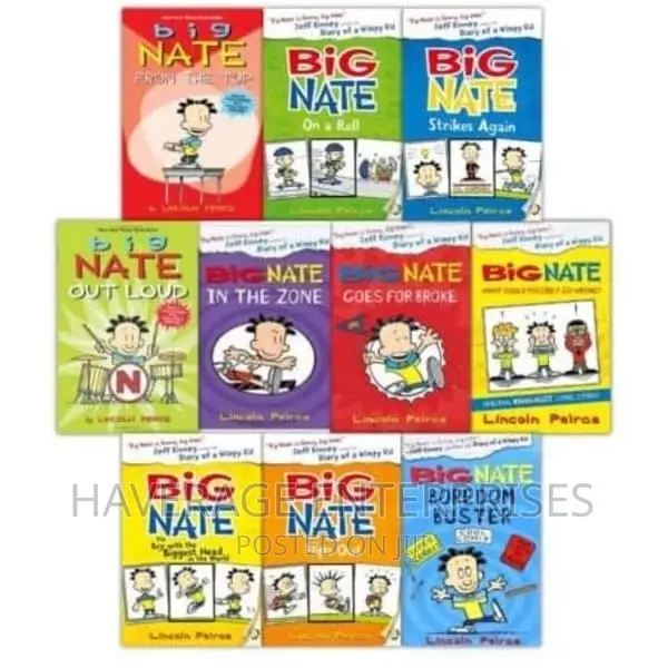 Big Nate Series Collection -10 Books Set by Lincoln P
