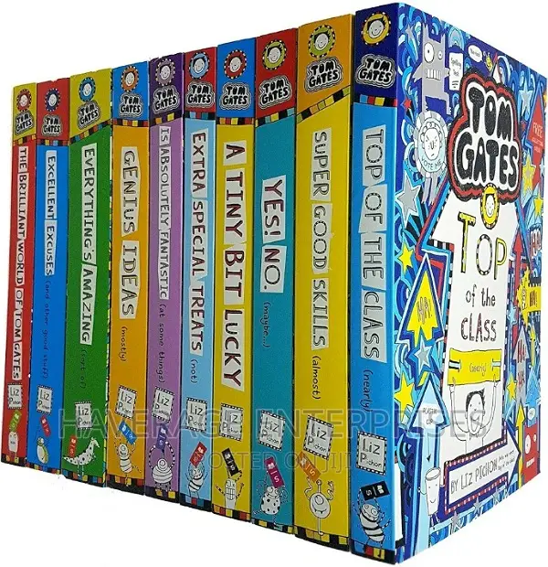 Tom Gates Series Liz Pichon Collection 1 - 10 Books Set