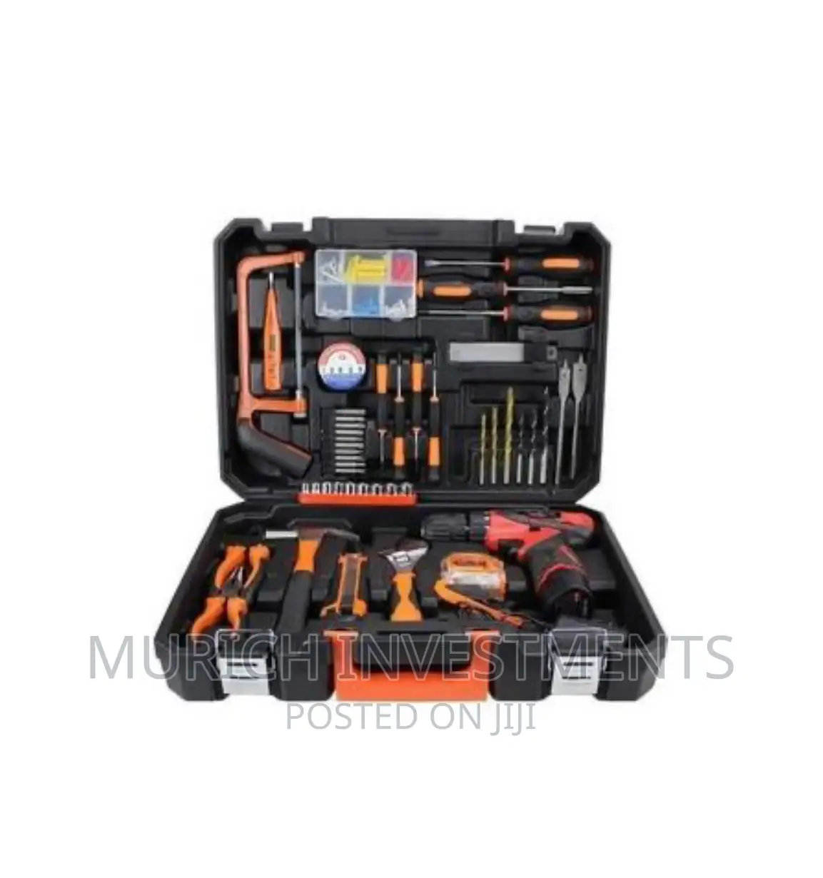 Tool Boxes Kit Set With 12v Lithium Cordless Drill