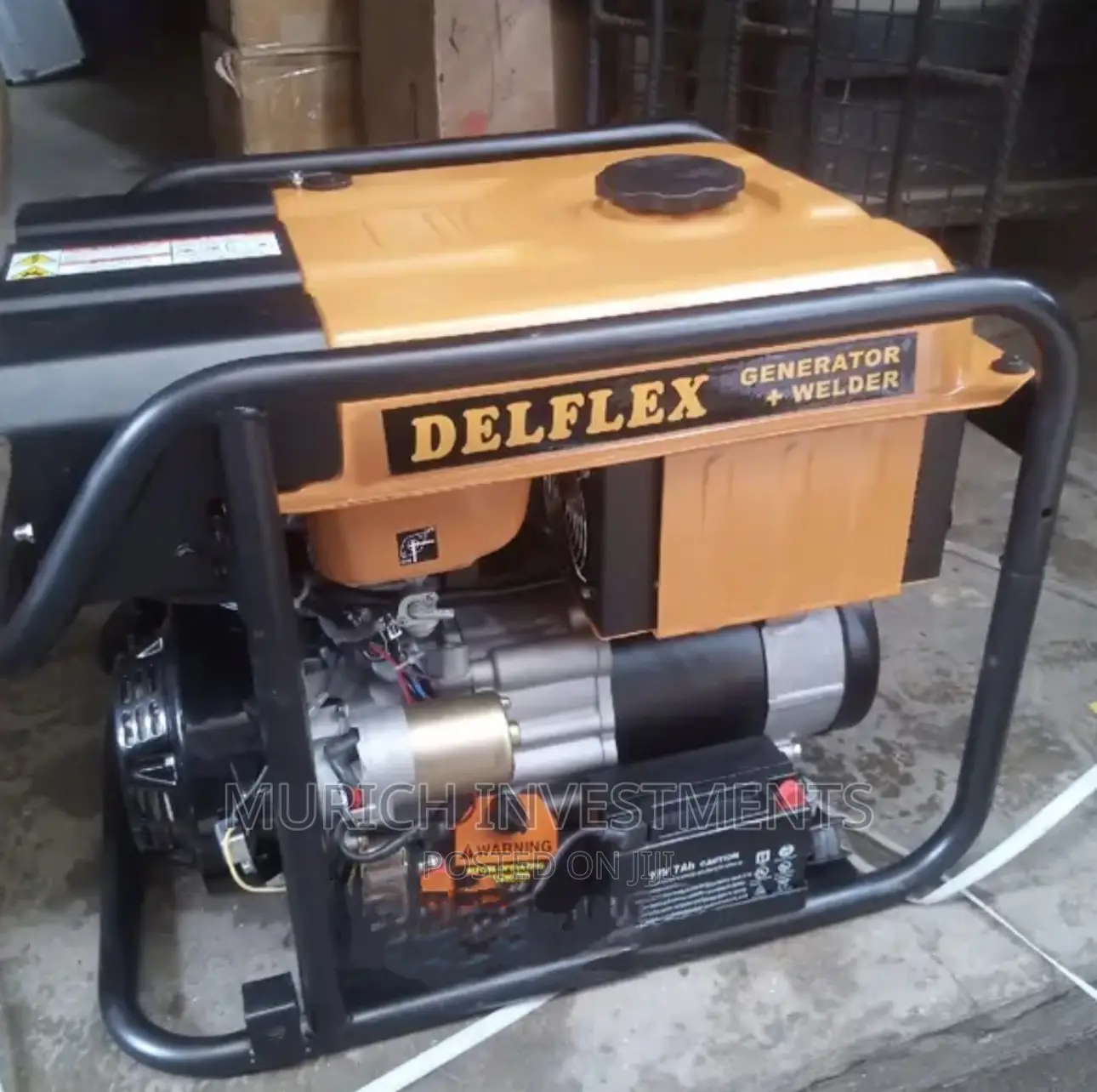 250A Delflex Welding Generator Start And Wed