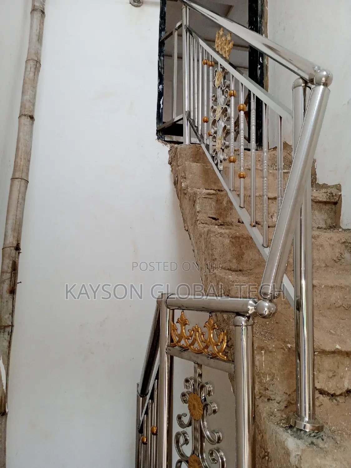 Stainless With Design Pipe