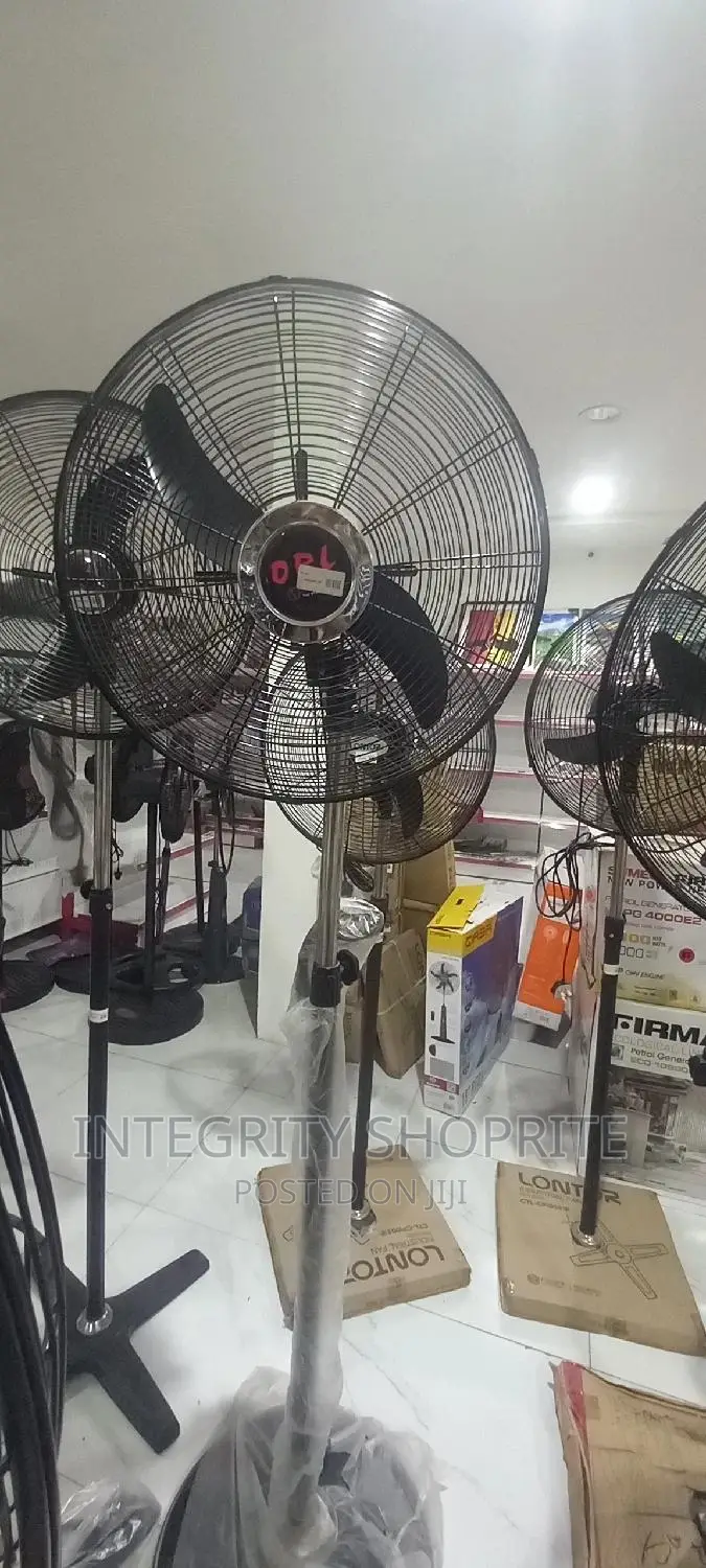 Orl 20inch Industrial Standing Fan Black