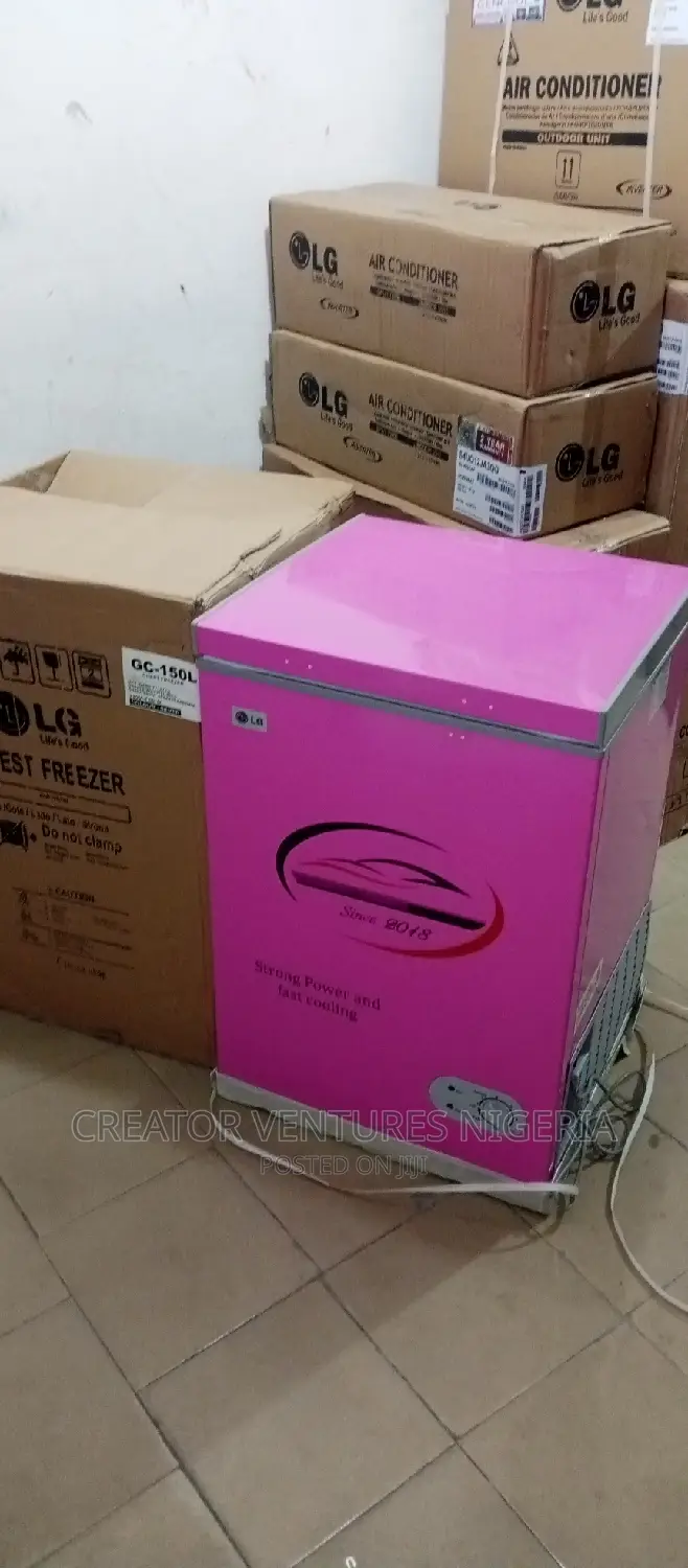 LG Ice Block Deep Freezer,Low Voltage Fuly Copper,Blue/Pink