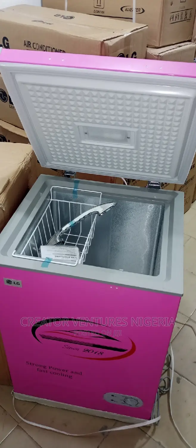 LG Ice Block Deep Freezer,Low Voltage Fuly Copper,Blue/Pink