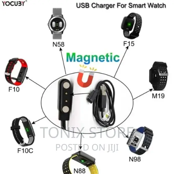 Magnetic Charger for W26 Plus,Oraimo,Fitness Watches, Etc
