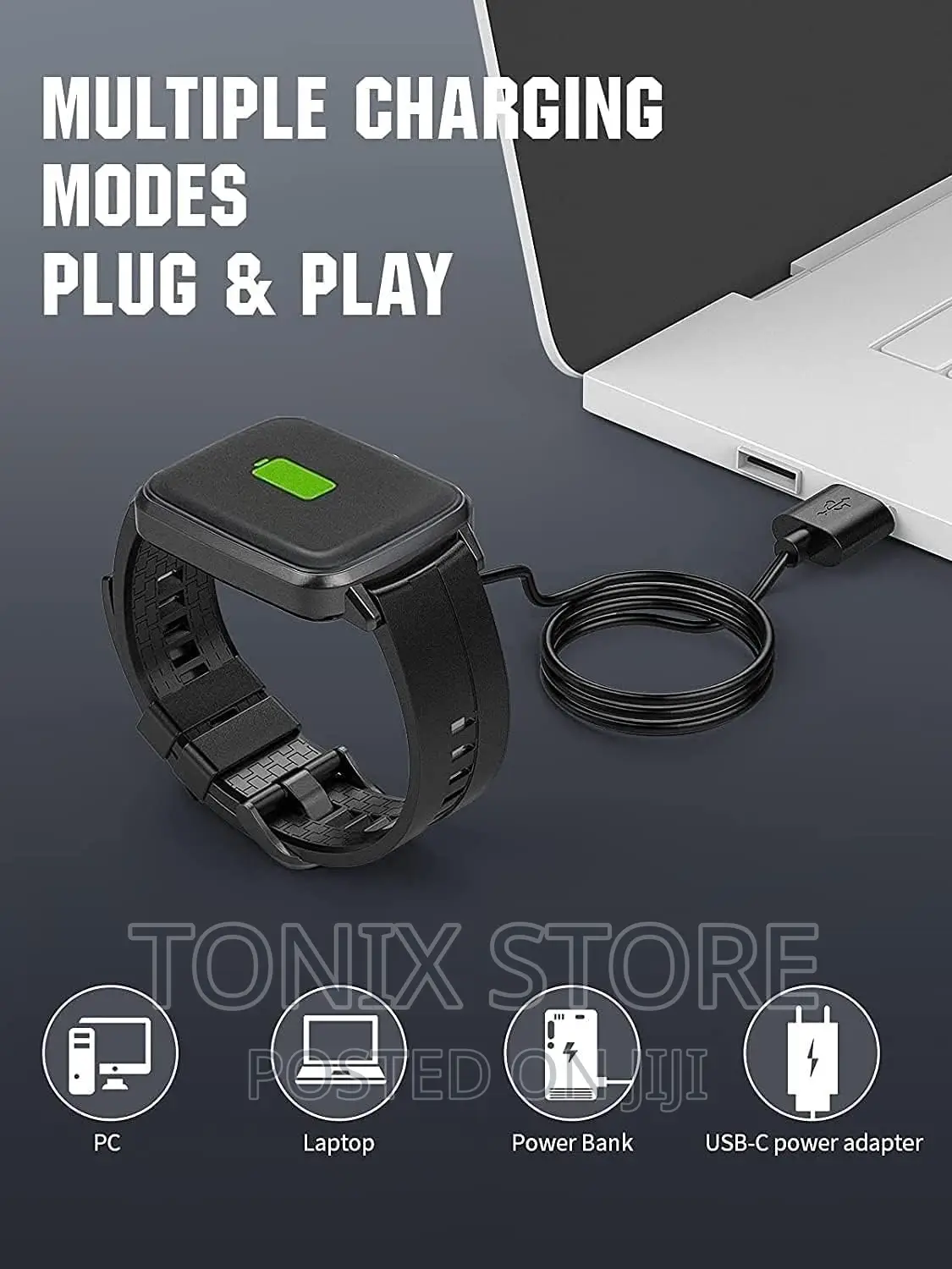 Magnetic Charger for W26 Plus,Oraimo,Fitness Watches, Etc