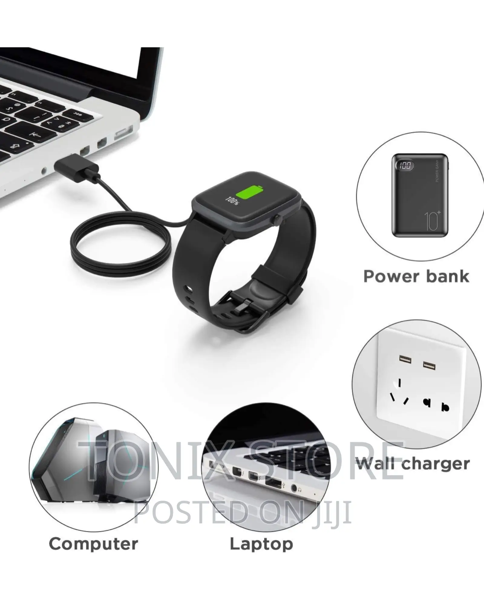 Magnetic Charger for W26 Plus,Oraimo,Fitness Watches, Etc