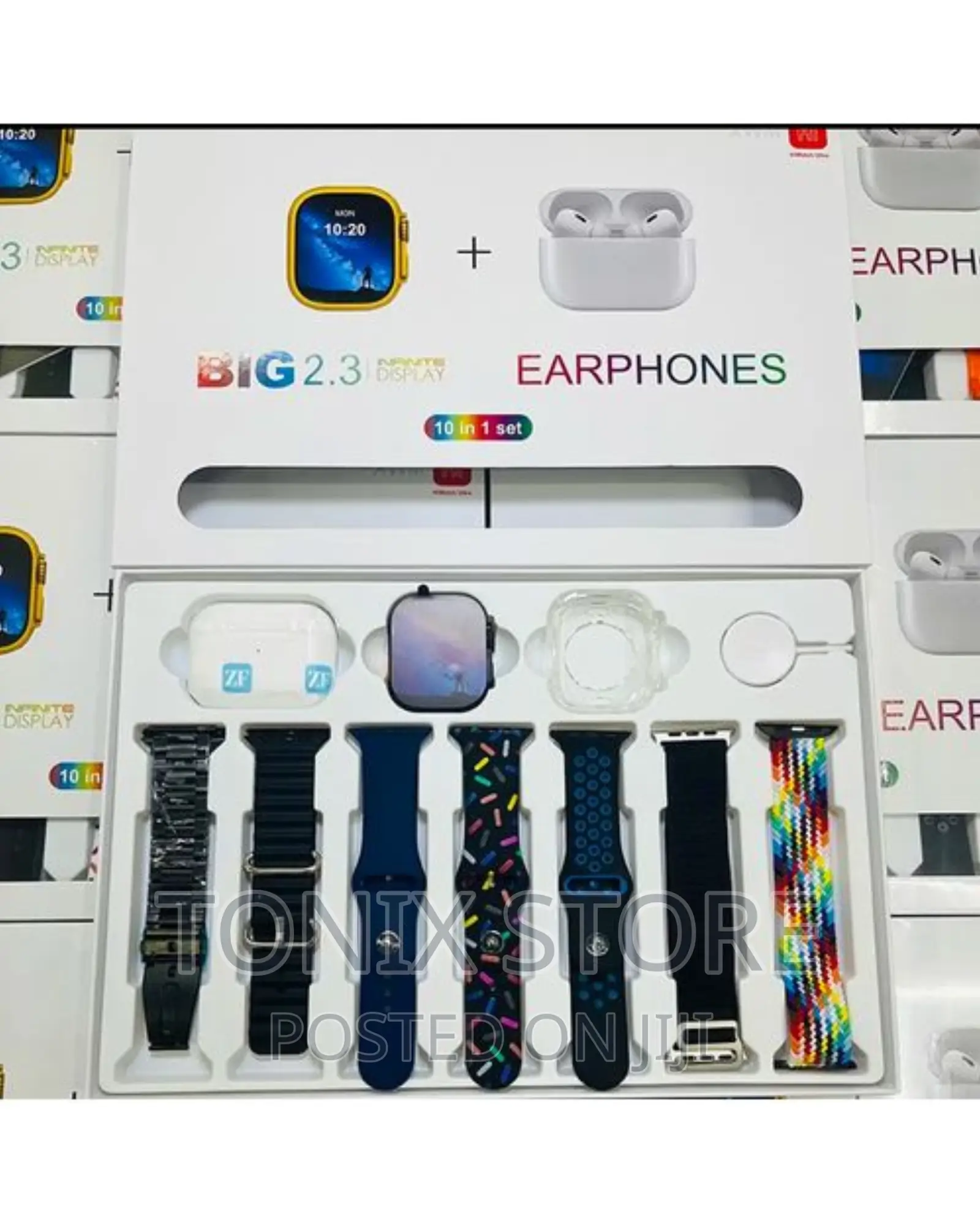 Ultra Smartwatch With 7 Straps,Earpod and Watch Case