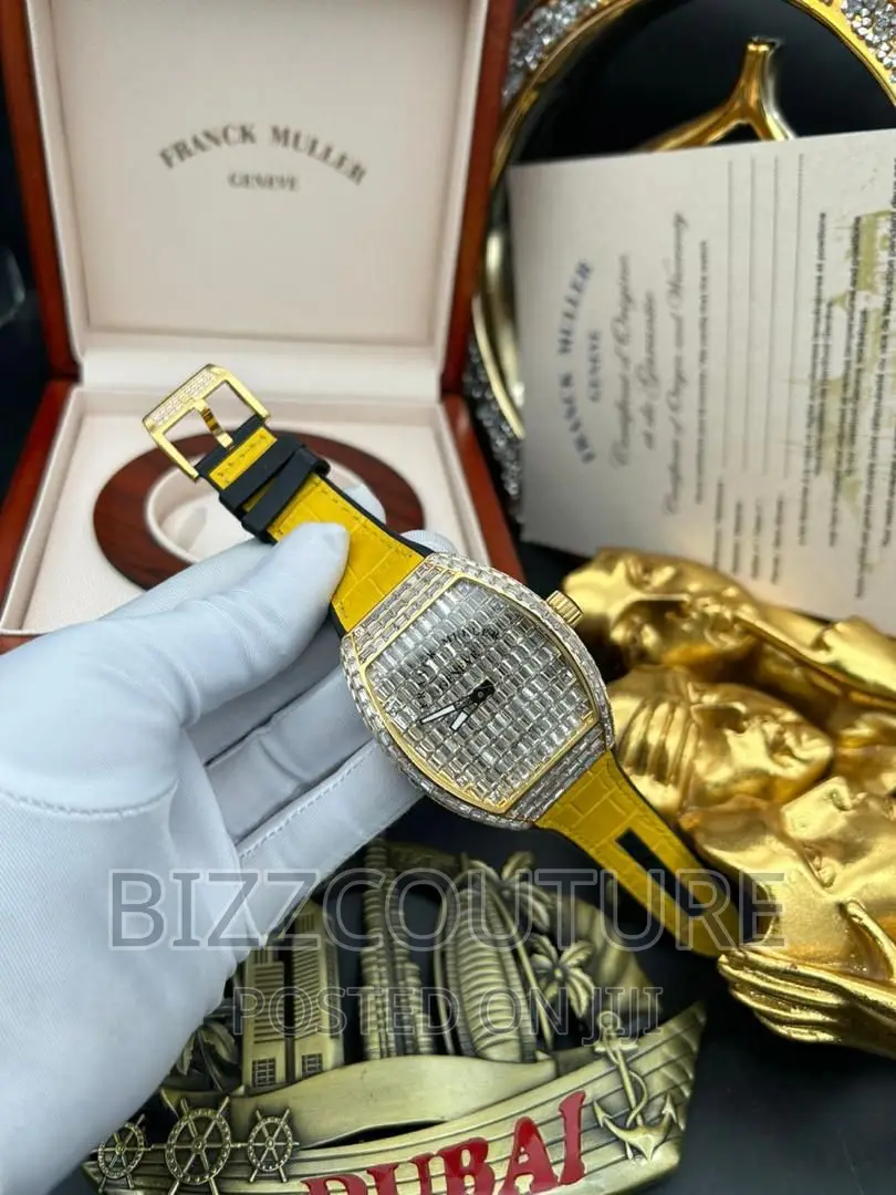 Original FRANCK MULLER Rubber Strap Watch Available in Store