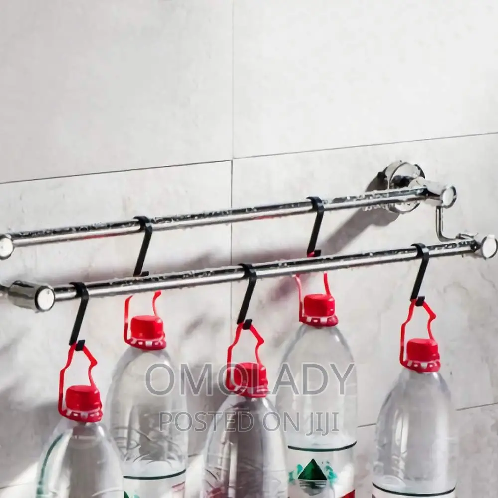 Stainless Steel Double Layer Towel Hanger (80cm)