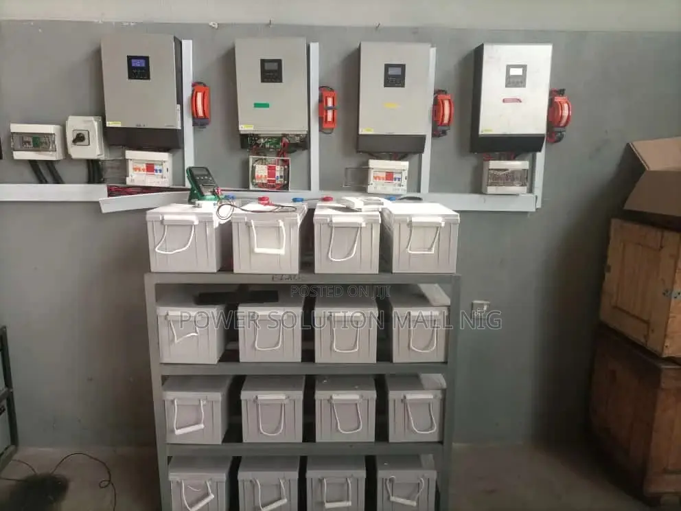 4units of 5kva Inverter With 16 Batteries Power System