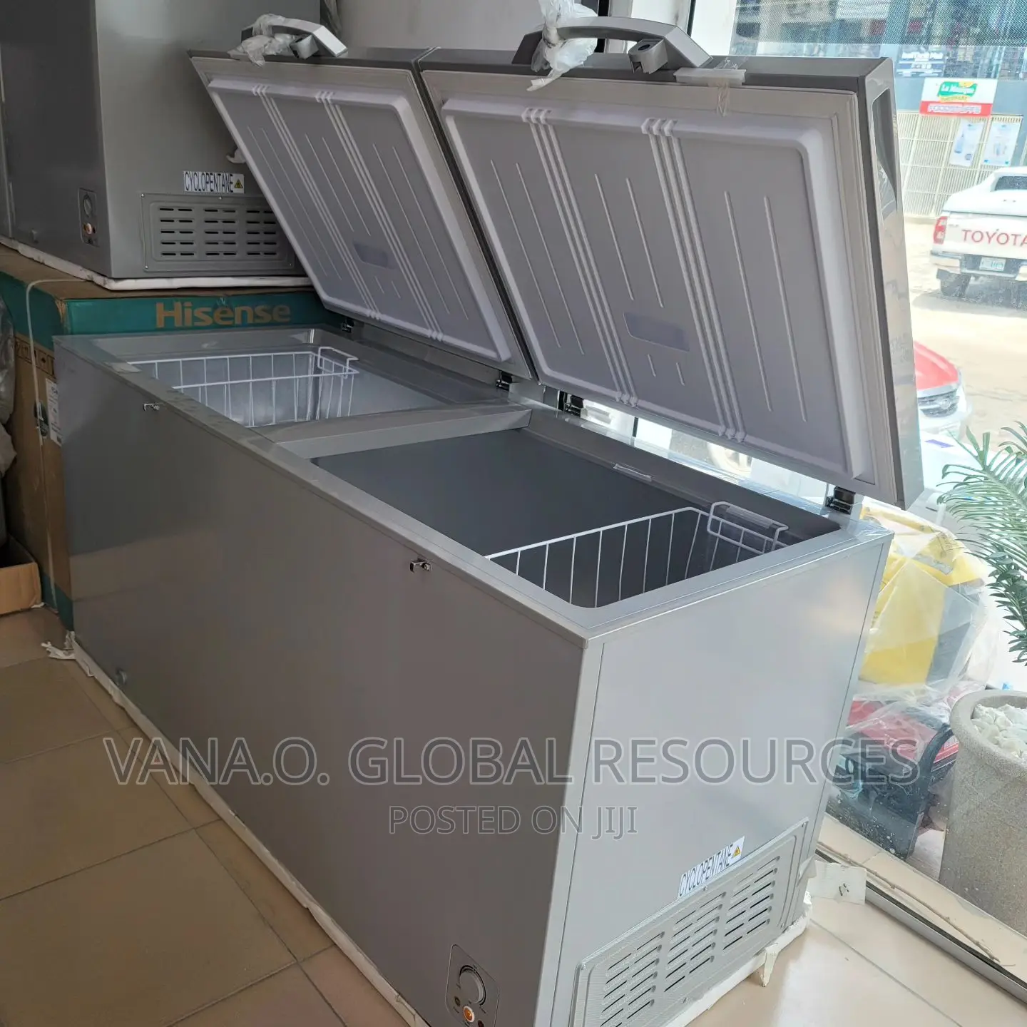Double Door Hisense Freezer