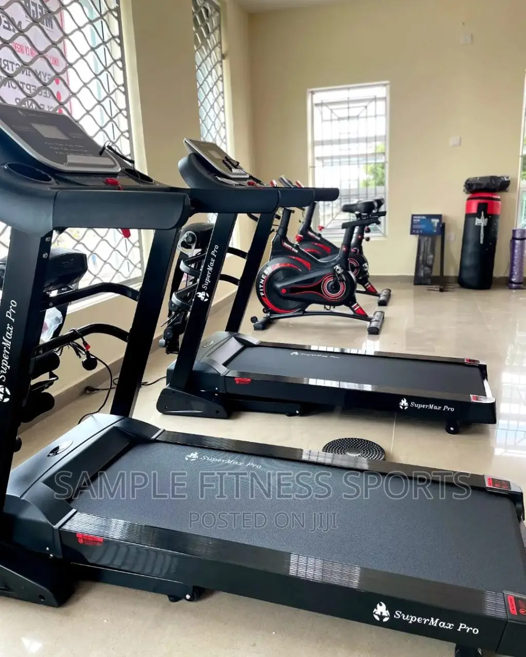 New Supermax Pro 3hp Treadmill for Gym or Home Use