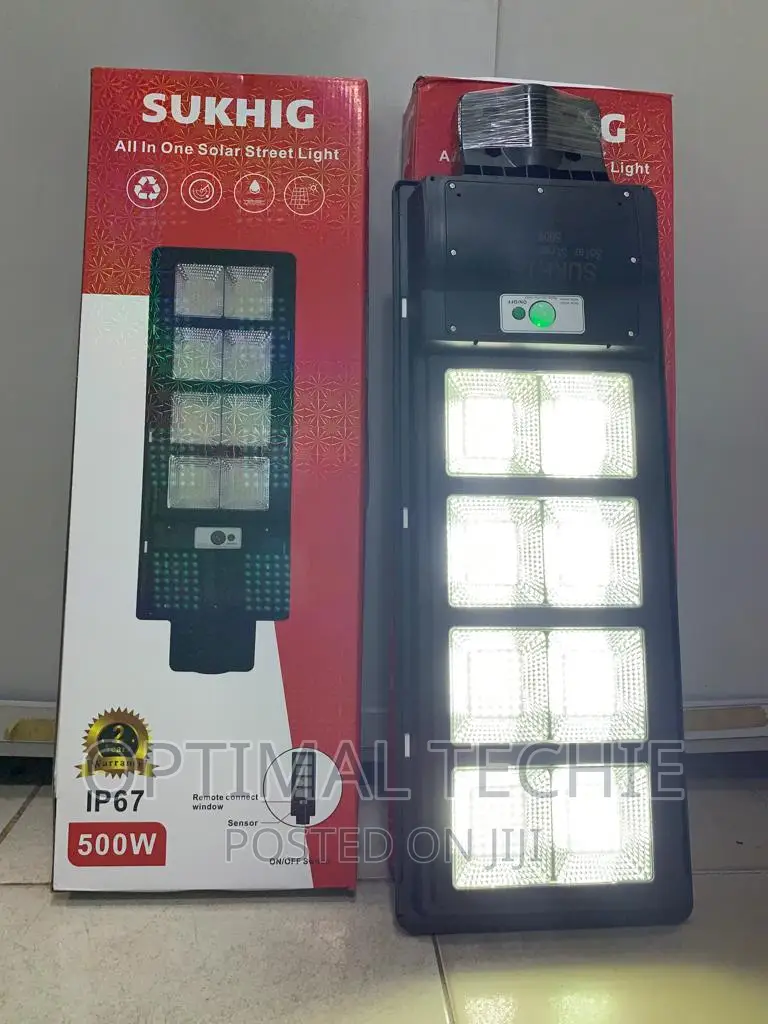 Sukhig 500W All in One Solar Street Light