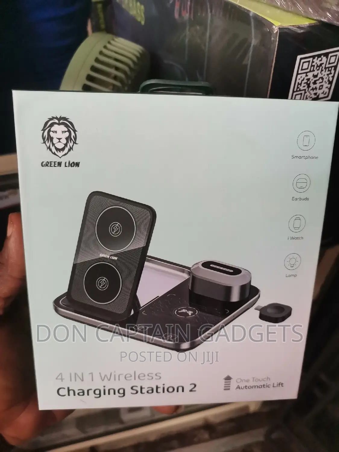 Green Lion Charging Station 2 Wireless 4in1