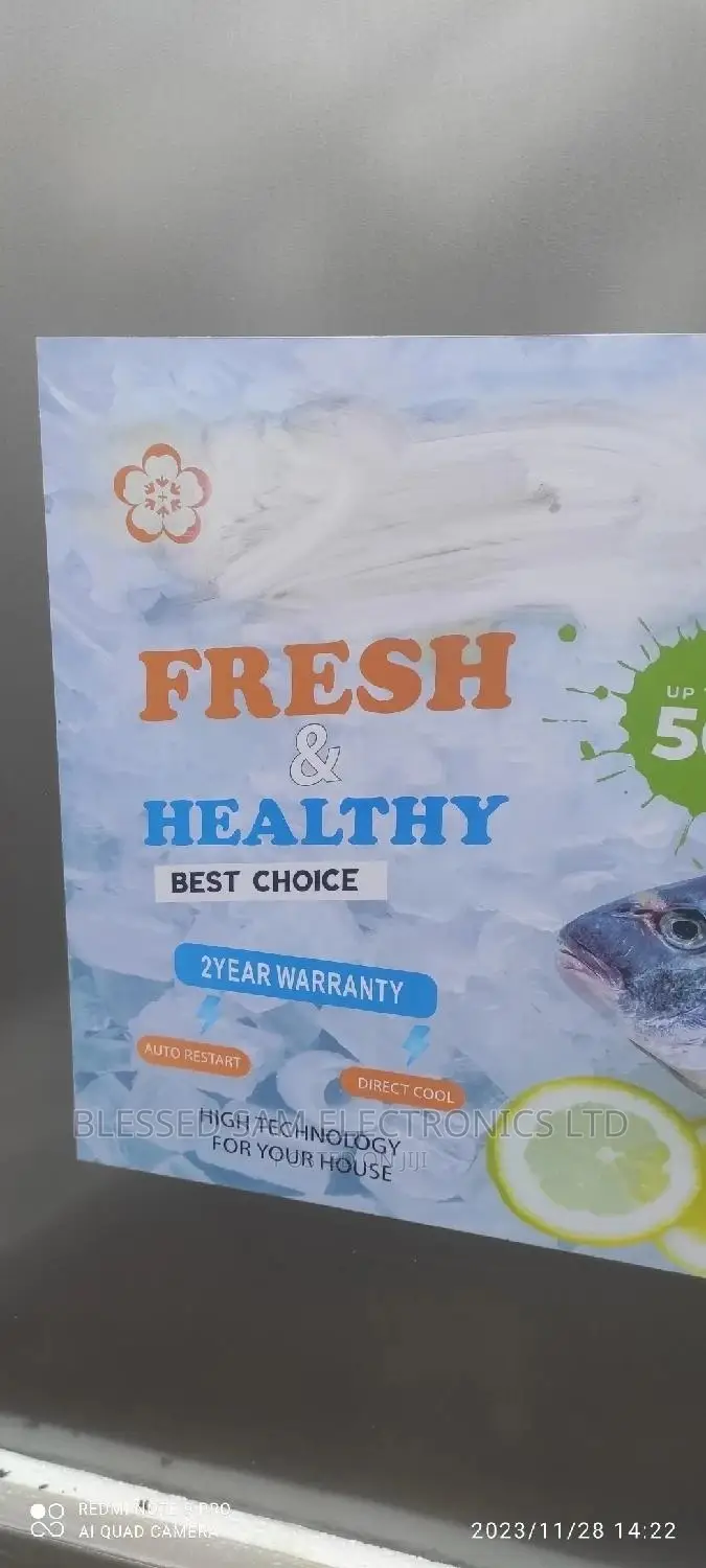 New Lg Chest Freezer 450l Fast Freezing Double Glass >2yrs