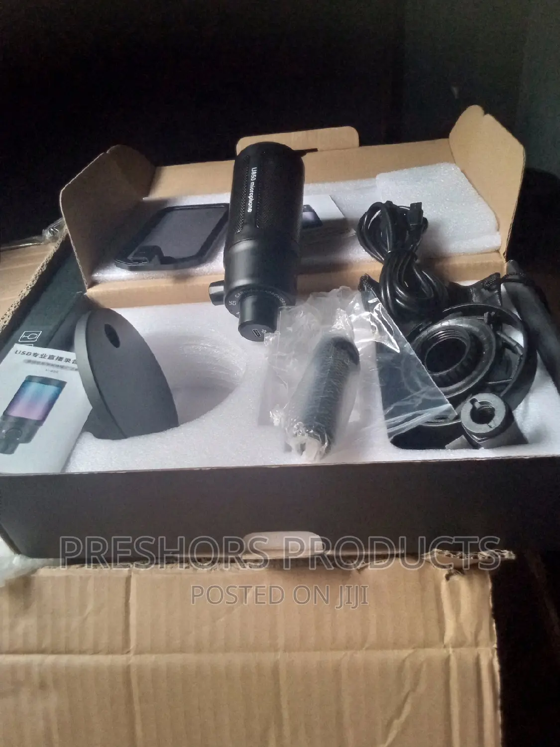U850 RGB USB Or Laptop Recording Live Podcast Microphone