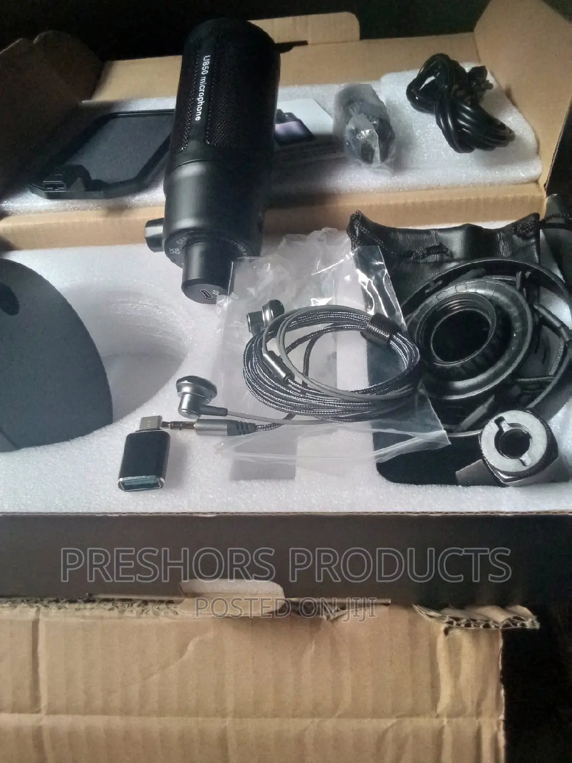 U850 RGB USB Or Laptop Recording Live Podcast Microphone
