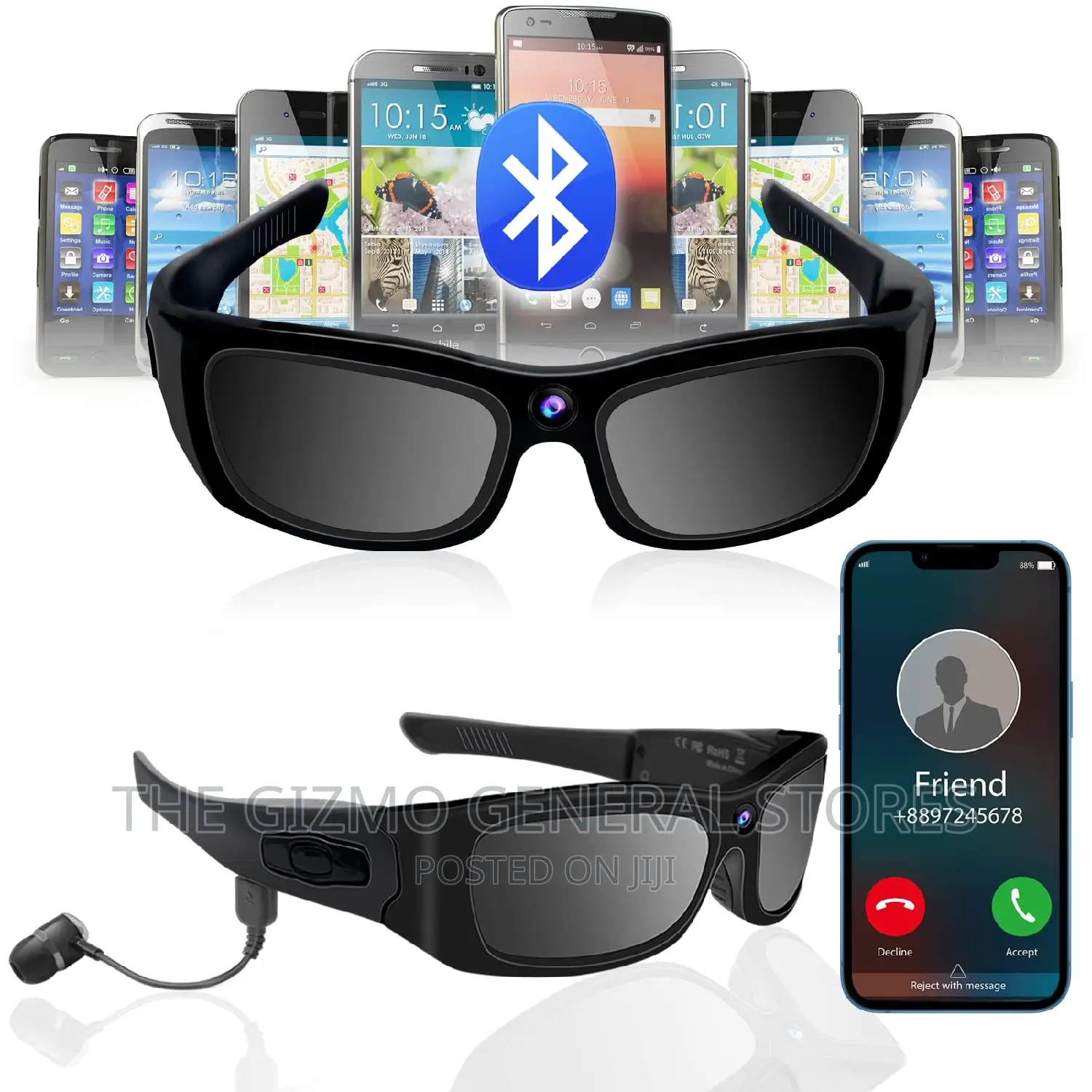 Megaview Bluetooth Video Sunglasses 5 in 1spy