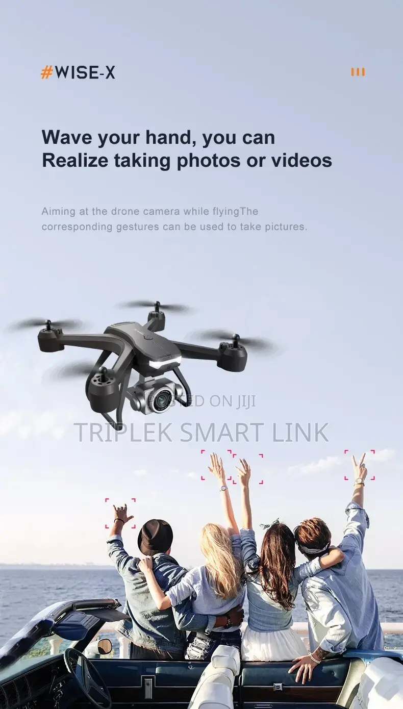 New 2023 Drone Dual Camera WIFI Drone With Extra Batteries.