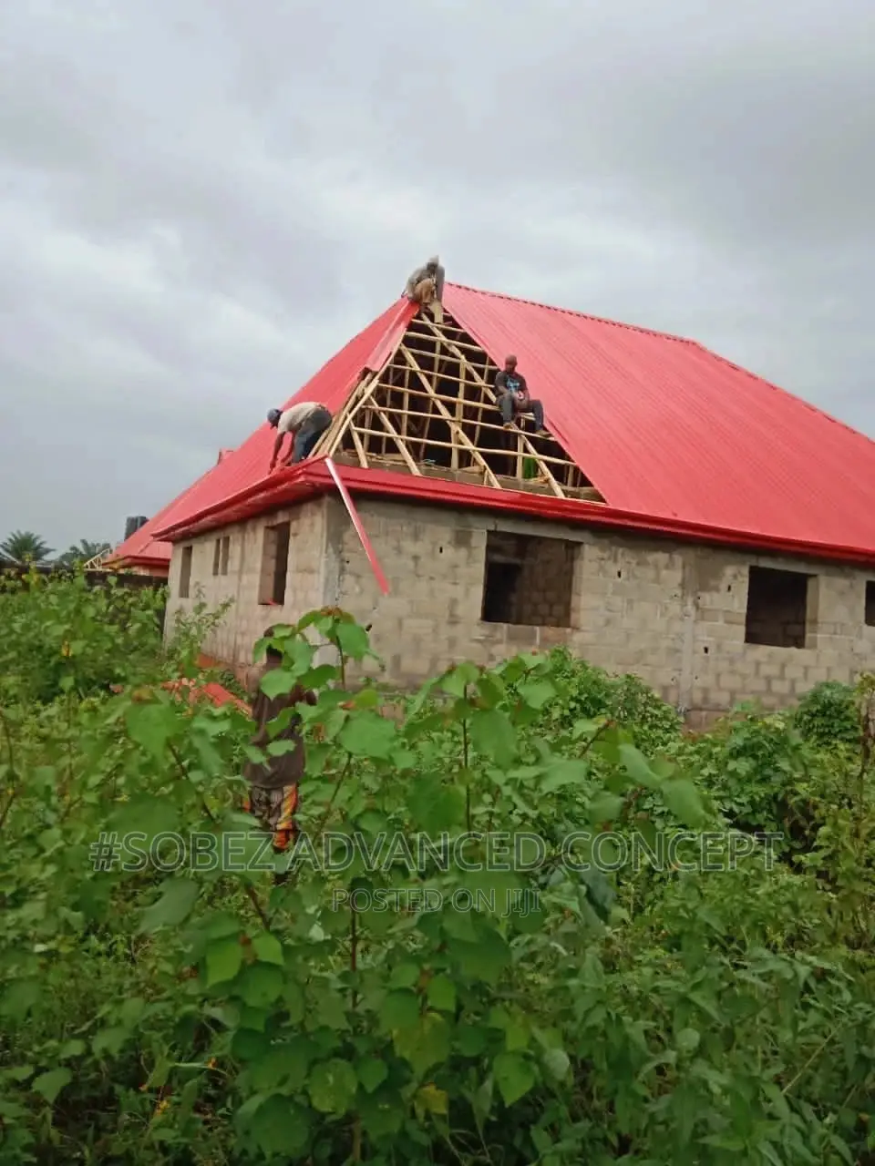Red Coloured Long Span Aluminum Roofing