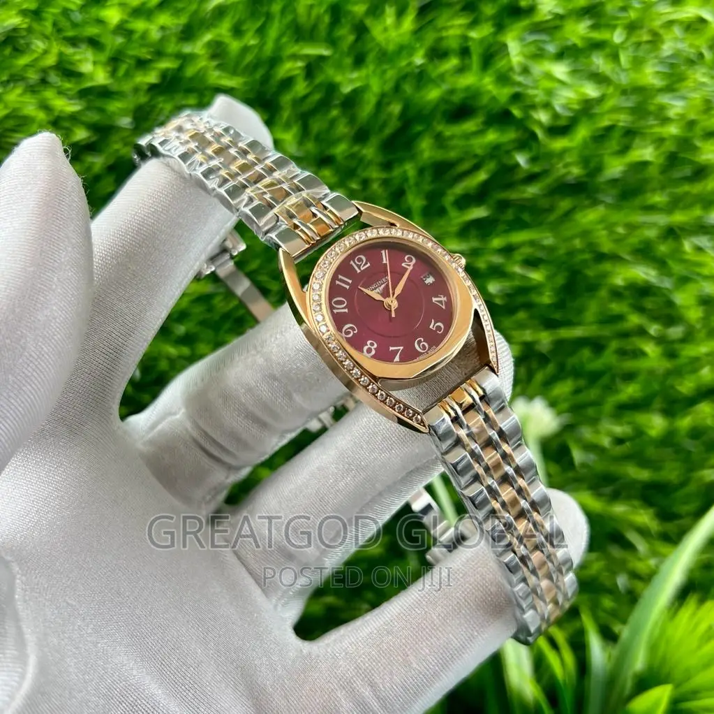 Longines Ladies Chain Watch. Stone and No Stone