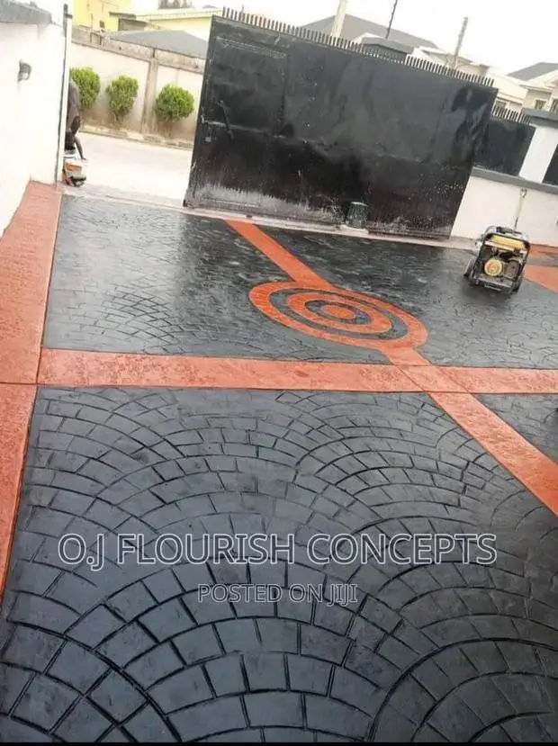 Dashing Stamped Concrete