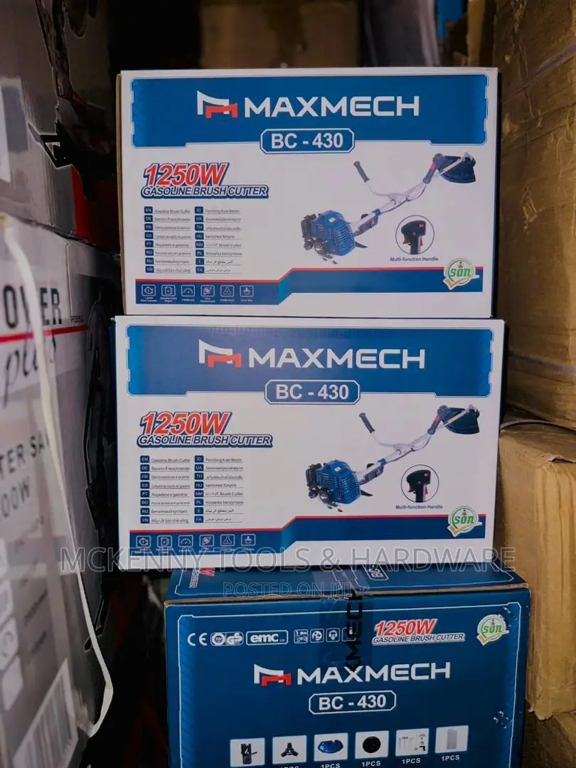New Maxmech Bc-430 1250W Gasoline Brush Cutter