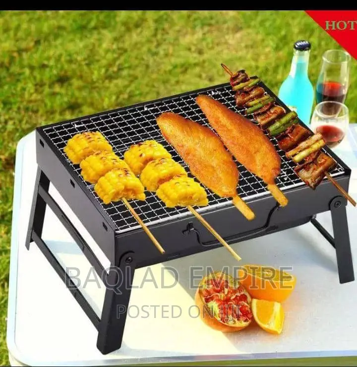 Portable Stainless Steel Barbecue Charcoal Grill