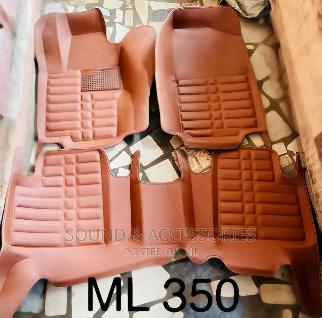 Mercedes Benz Ml350 Jeep Brown 3d Customised Floor Mat