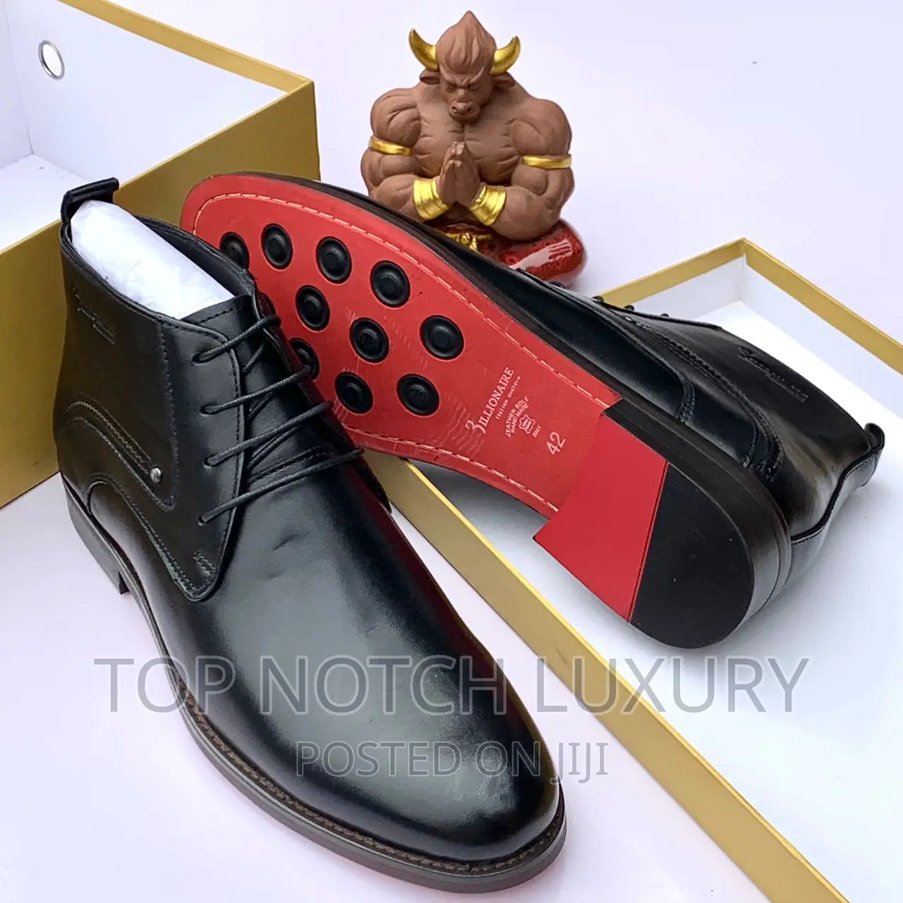 Original Billonaira Designer High Leather Luxury Shoe