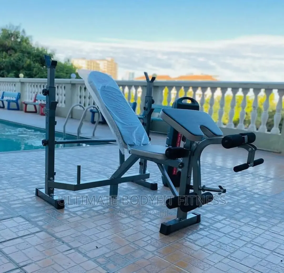 Brand New Weight Bench With 50kg Adjustable Dumbbell