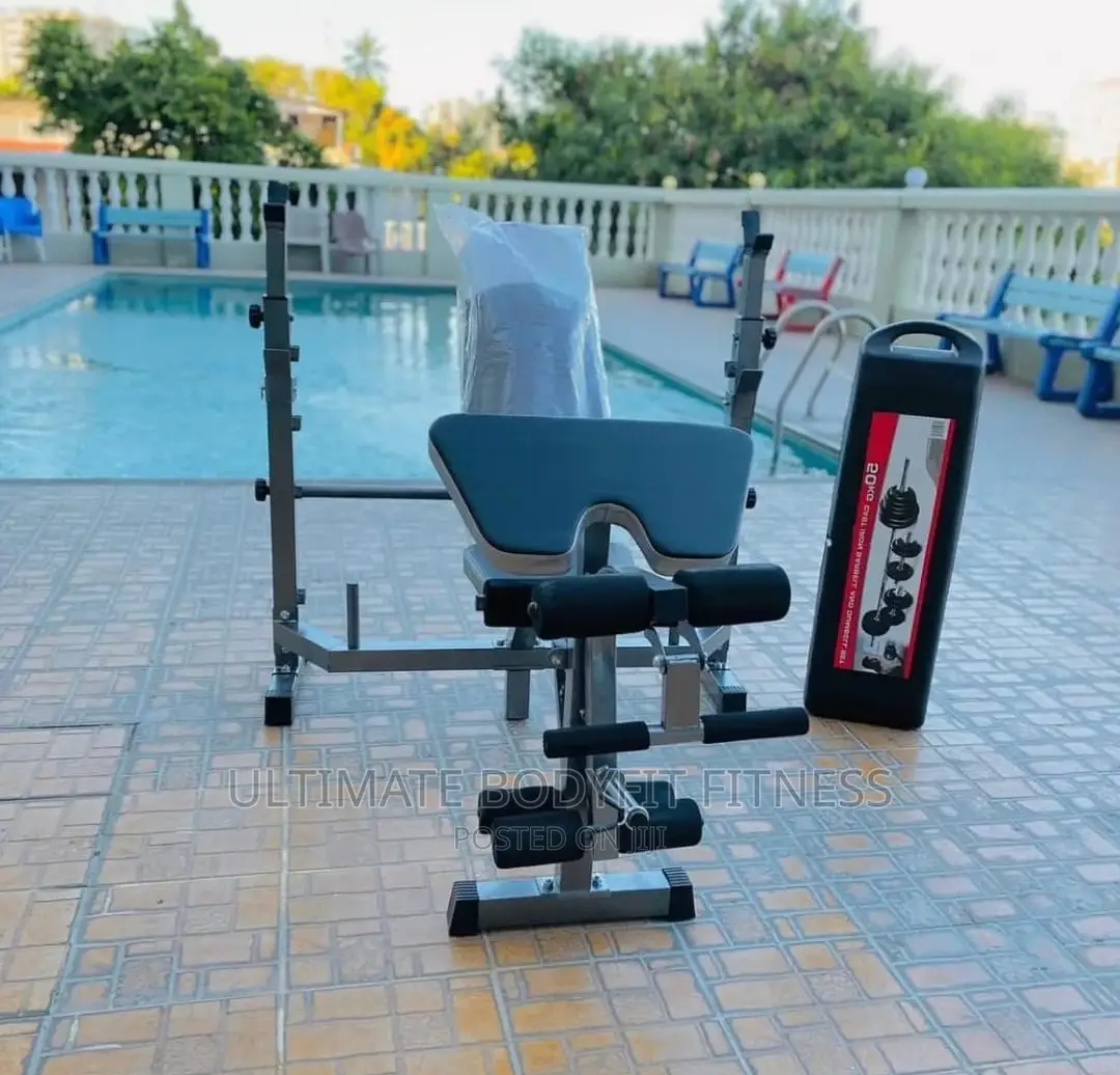 Brand New Weight Bench With 50kg Adjustable Dumbbell