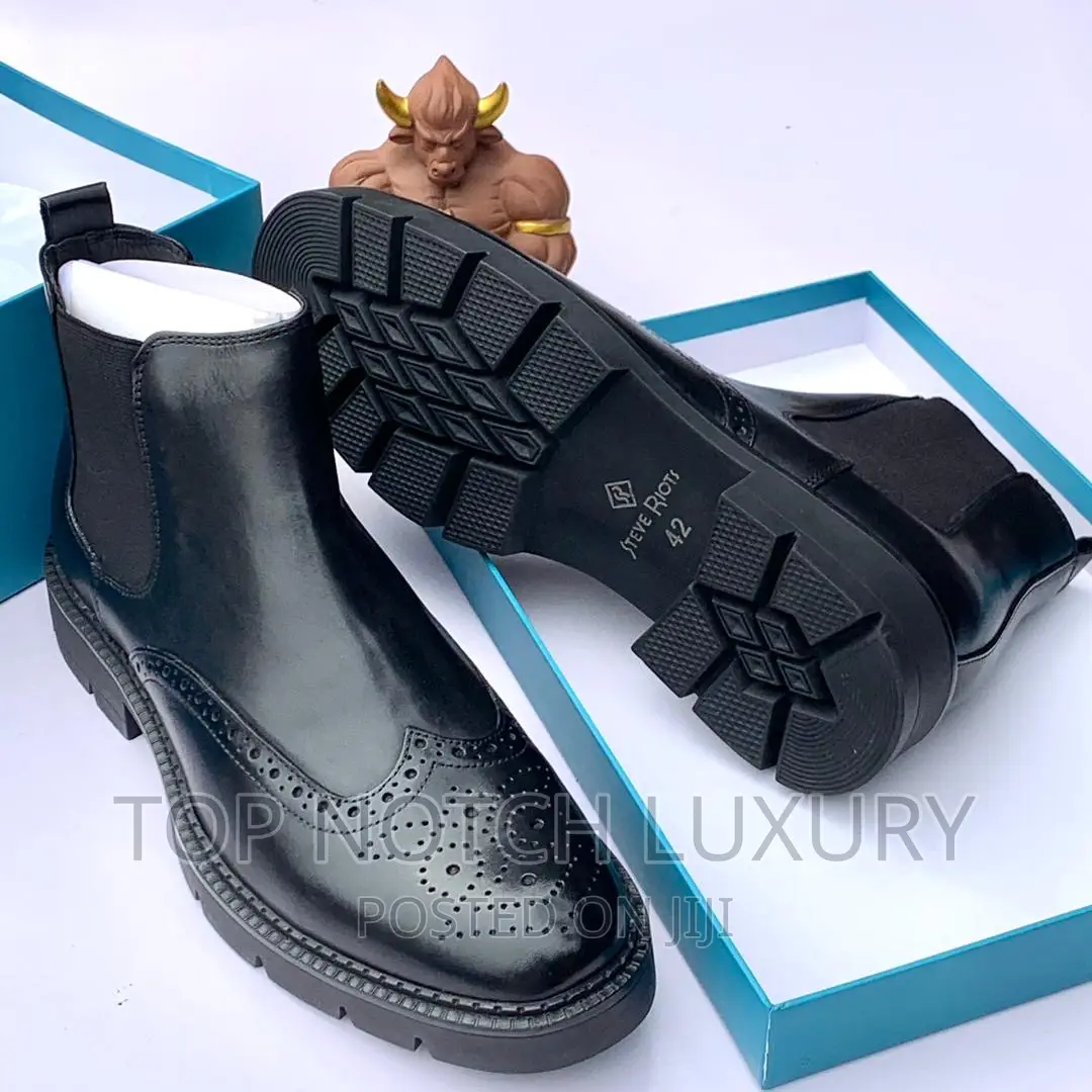 Steve Riot High Quality Leather Luxury Designer Chelsea Boot